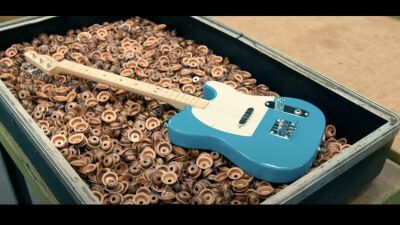 アメリカ発の世界的楽器メーカー Fender (フェンダー) とニューヨーク発のギターブランドLoog（ルーグ）がコラボし、子ども用3弦ギターを発売、日本でも今年後半に発売予定？