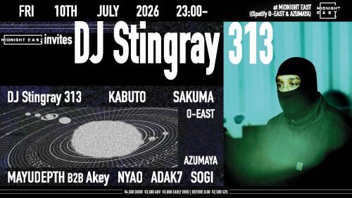MIDNIGHT EAST invites DJ Stingray 313