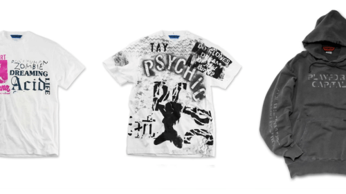 【EYESCREAM】PLAYFORD CAPITALが新作アイテムをリリース。アーティスト・小町 渉が自身でプリントした限定Tシャツも