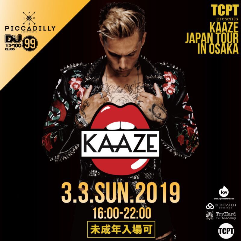 TCPT presents KAAZE JAPAN TOUR in OSAKA