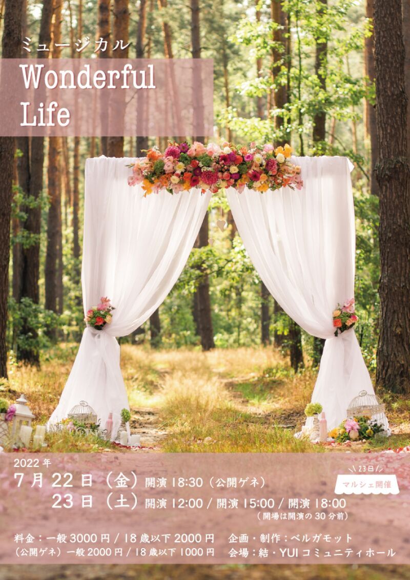 ミュージカル　Wonderful Life