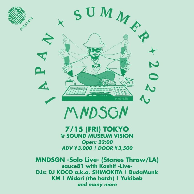 STONES THROW presents MNDSGN Japan Tour