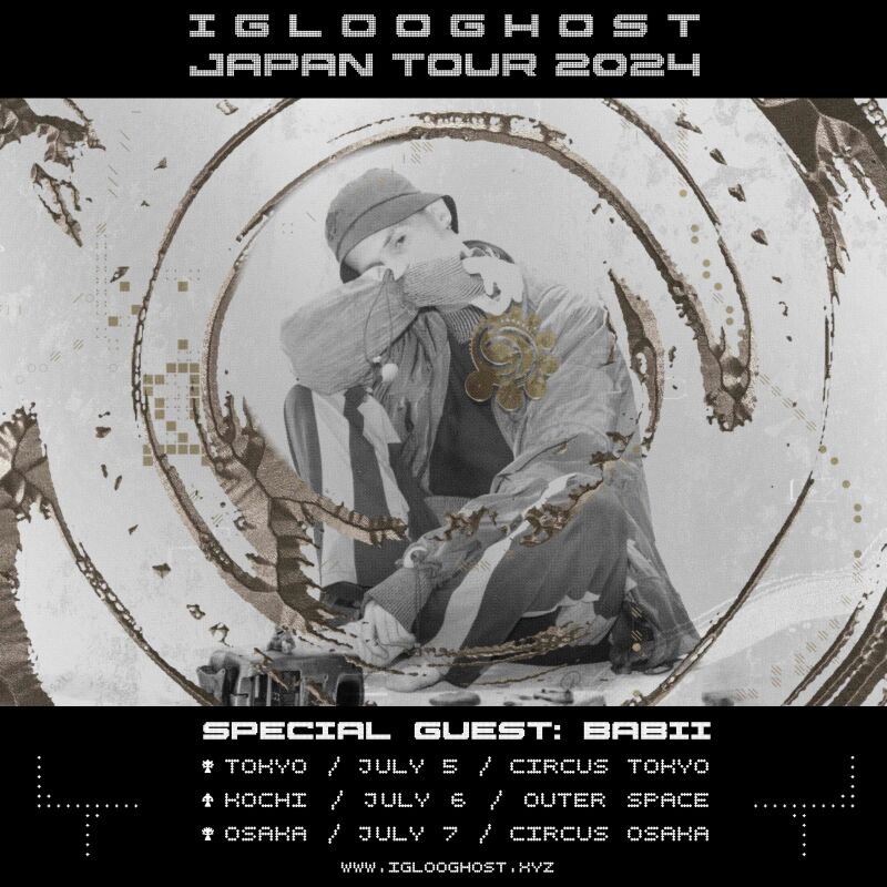 Iglooghost「Tidal Memory Exo」Release japan tour 2024