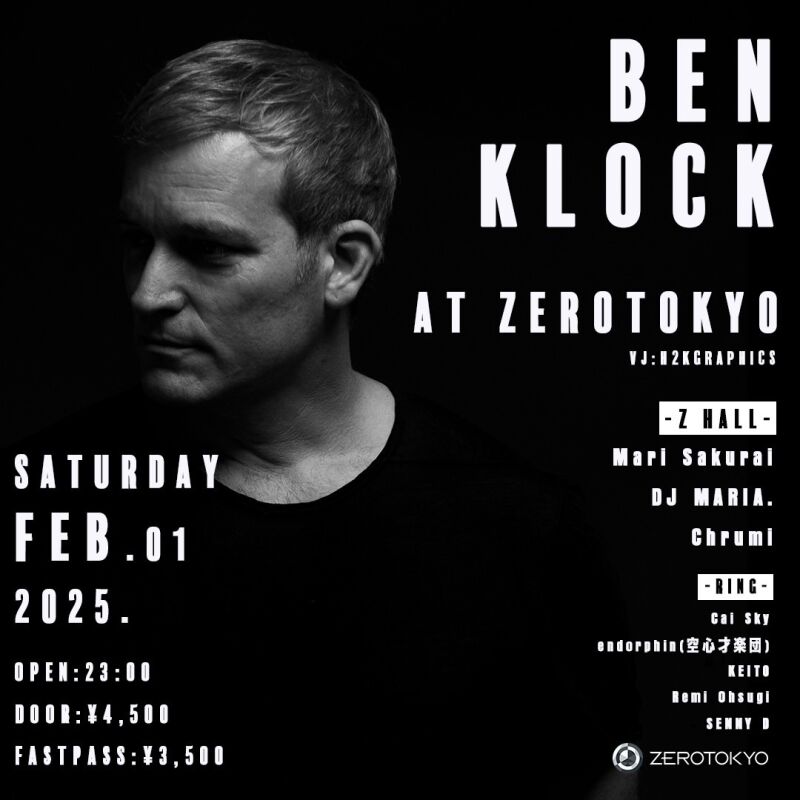 BEN KLOCK at ZEROTOKYO