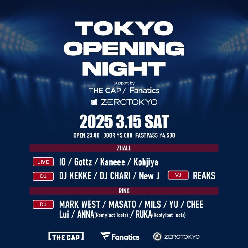 TOKYO OPENING NIGHT