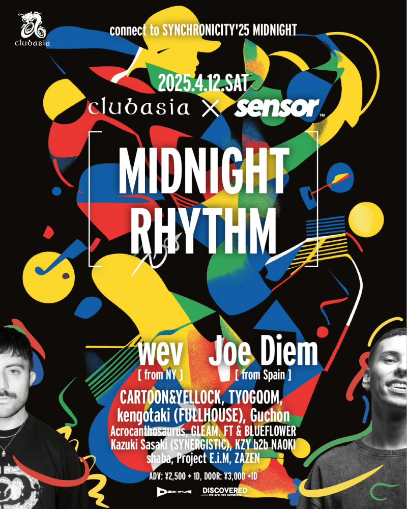 MIDNIGHT RHYTHM connect to SYNCHRONICITY'25 MIDNIGHT