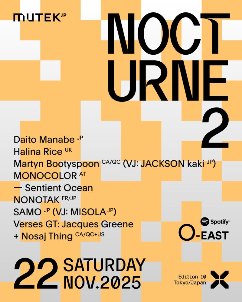 MUTEK.JP 2025 Nocturne 2