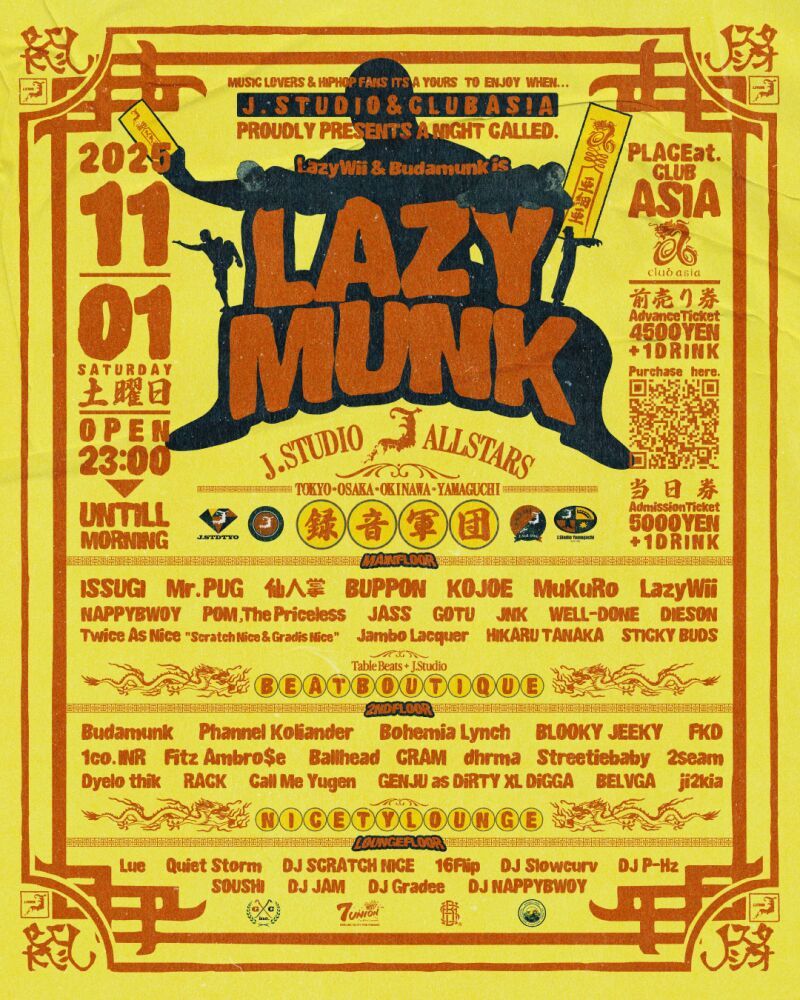 J.STUDIO 098 presents  “LAZYMUNK” -The Biggest Show of J.STUDIO All Stars & Friends-