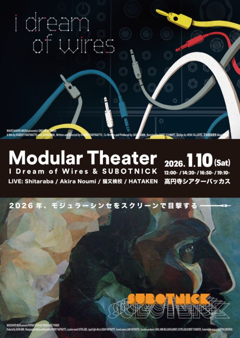 Modular Theater 2026 -I Dream of Wire & SUBOTNICK-