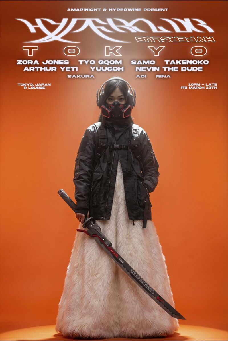 AMAPINIGHT x HYPERWINE Presents: HYPERCLUB TOKYO 4.0