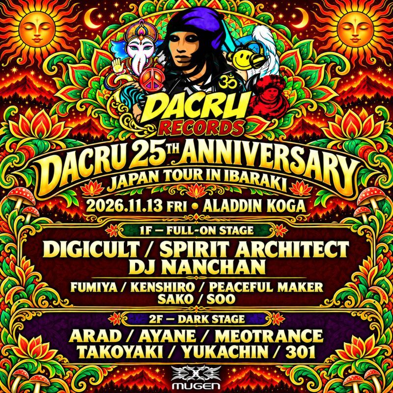 Dacru Records 25th Anniversary Japan Tour in Ibaraki